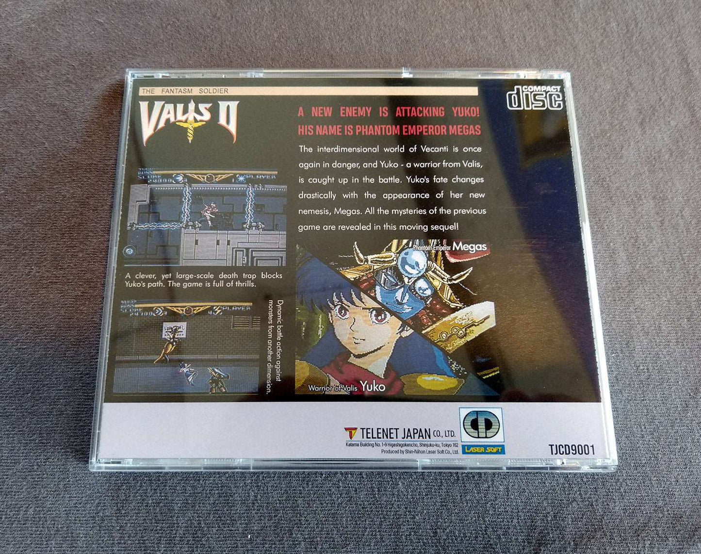 Valis II TurboGrafx-CD Reproduction