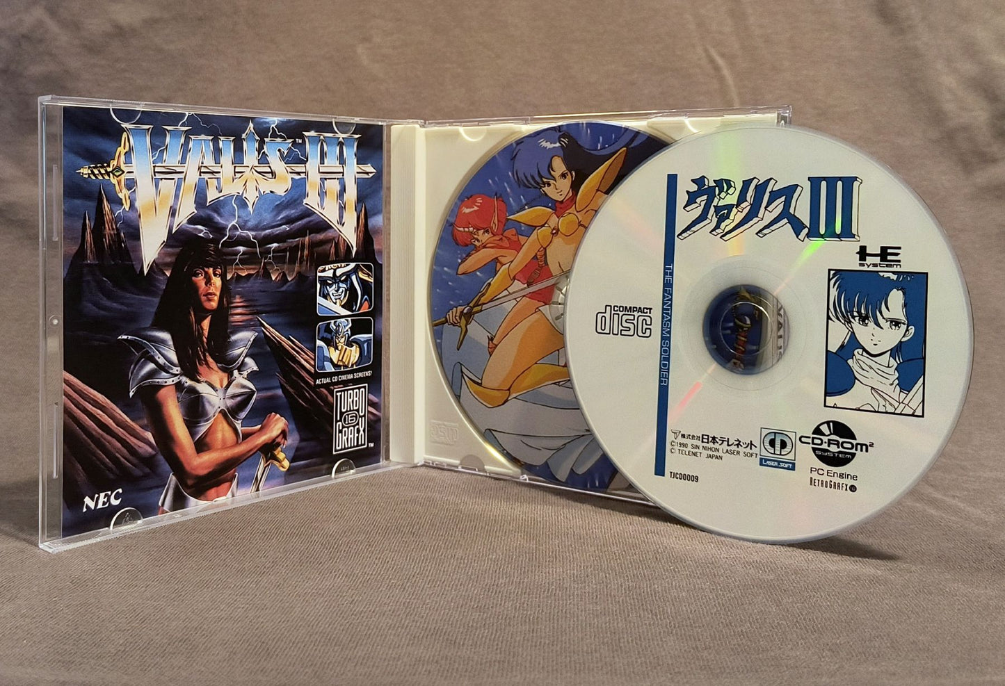 Valis III TurboGrafx-CD Reproduction (US game, JP style art)