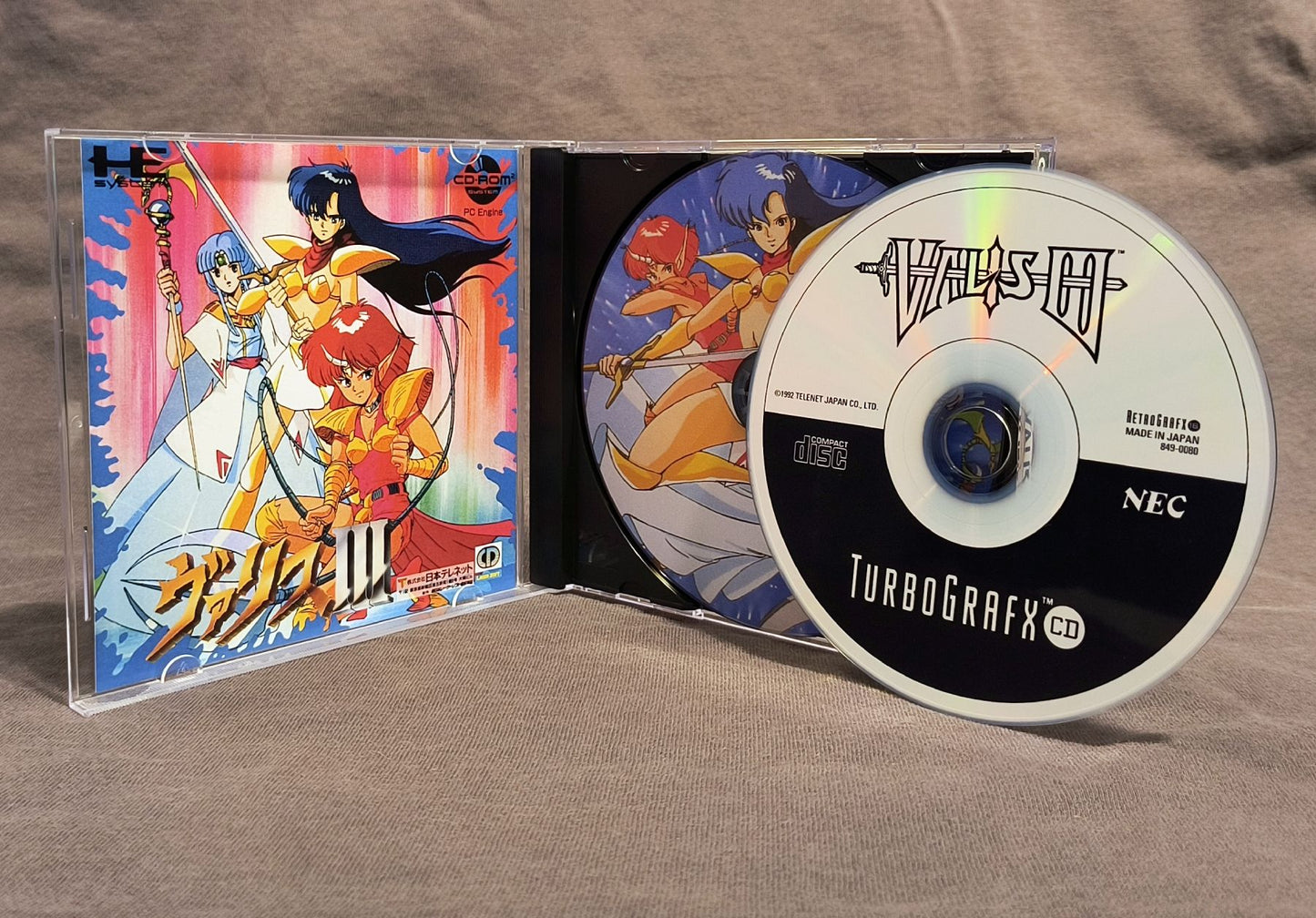 Valis III TurboGrafx-CD Reproduction (US style)