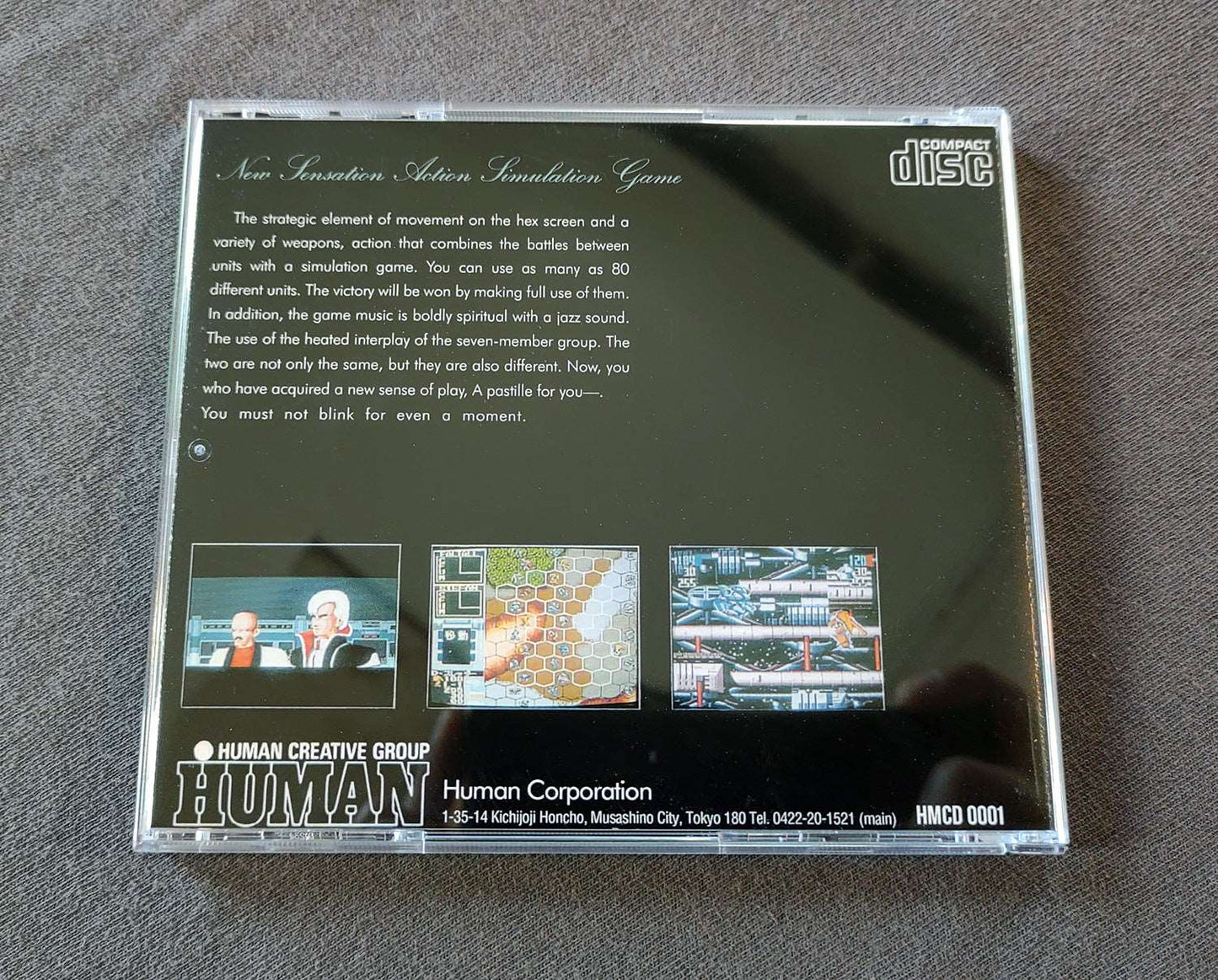 Vasteel TurboGrafx-CD Reproduction