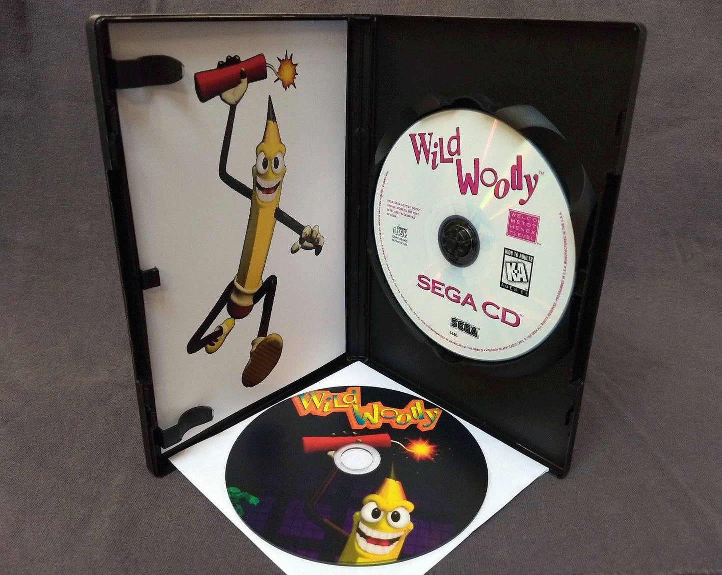 Wild Woody Sega CD Reproduction