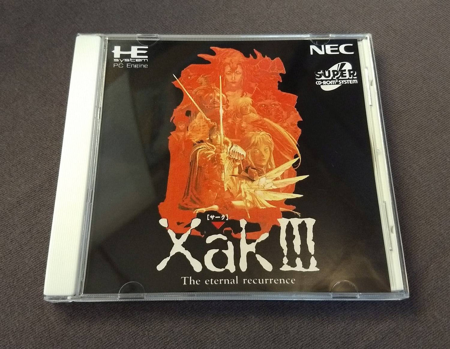 Xak III: The Eternal Recurrence PC Engine CD Reproduction (English)