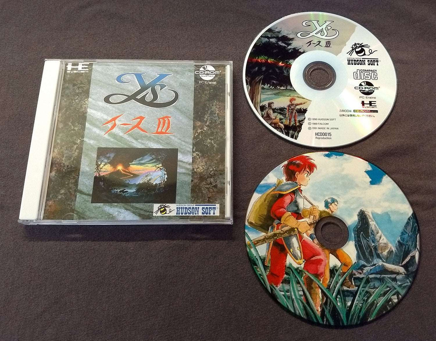 Ys III: Wanderers from Ys TurboGrafx-CD Reproduction