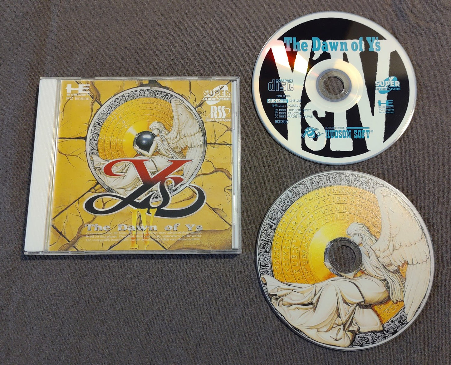 Ys IV: The Dawn of Ys PC Engine CD Reproduction (English)