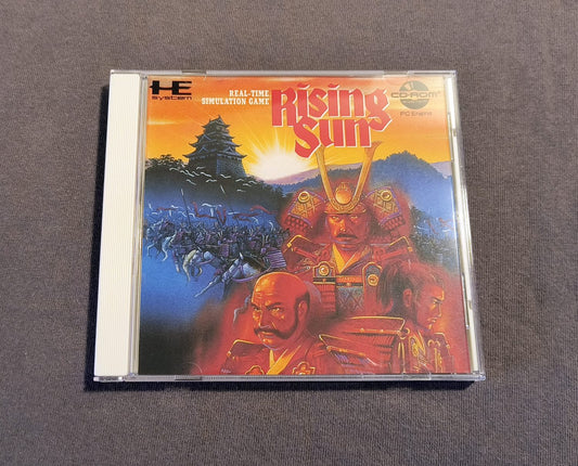 Lords of the Rising Sun TurboGrafx-CD Reproduction (US game, JP style art)