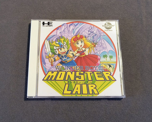 Wonder Boy III: Monster Lair TurboGrafx-CD Reproduction (US game, JP style art)