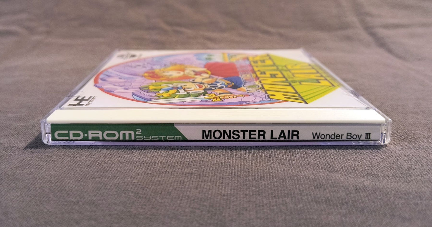 Wonder Boy III: Monster Lair TurboGrafx-CD Reproduction (US game, JP style art)