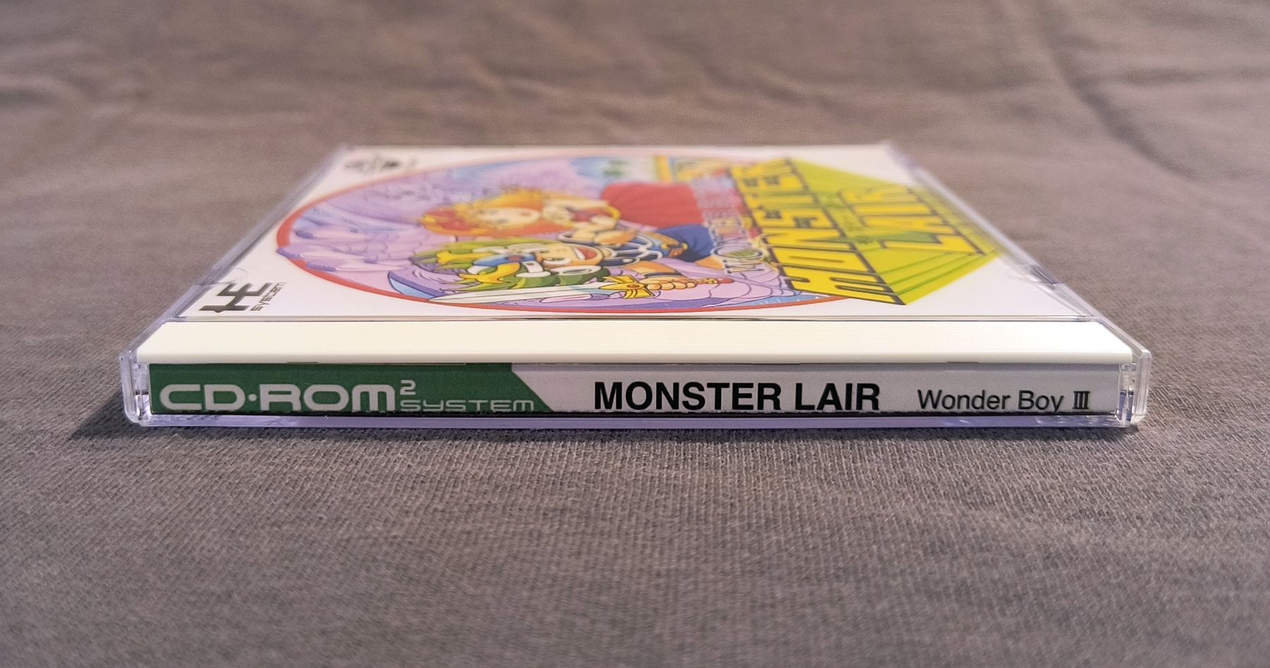 Wonder Boy III: Monster Lair TurboGrafx-CD Reproduction (US game, JP style art)
