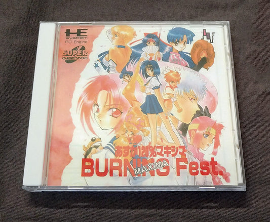 Asuka 120% Maxima Burning Fest. PC Engine CD Reproduction