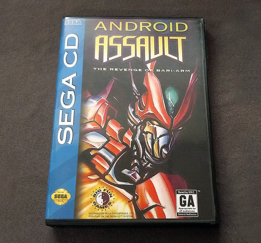 Android Assault: The Revenge of Bari Arm Sega CD Reproduction