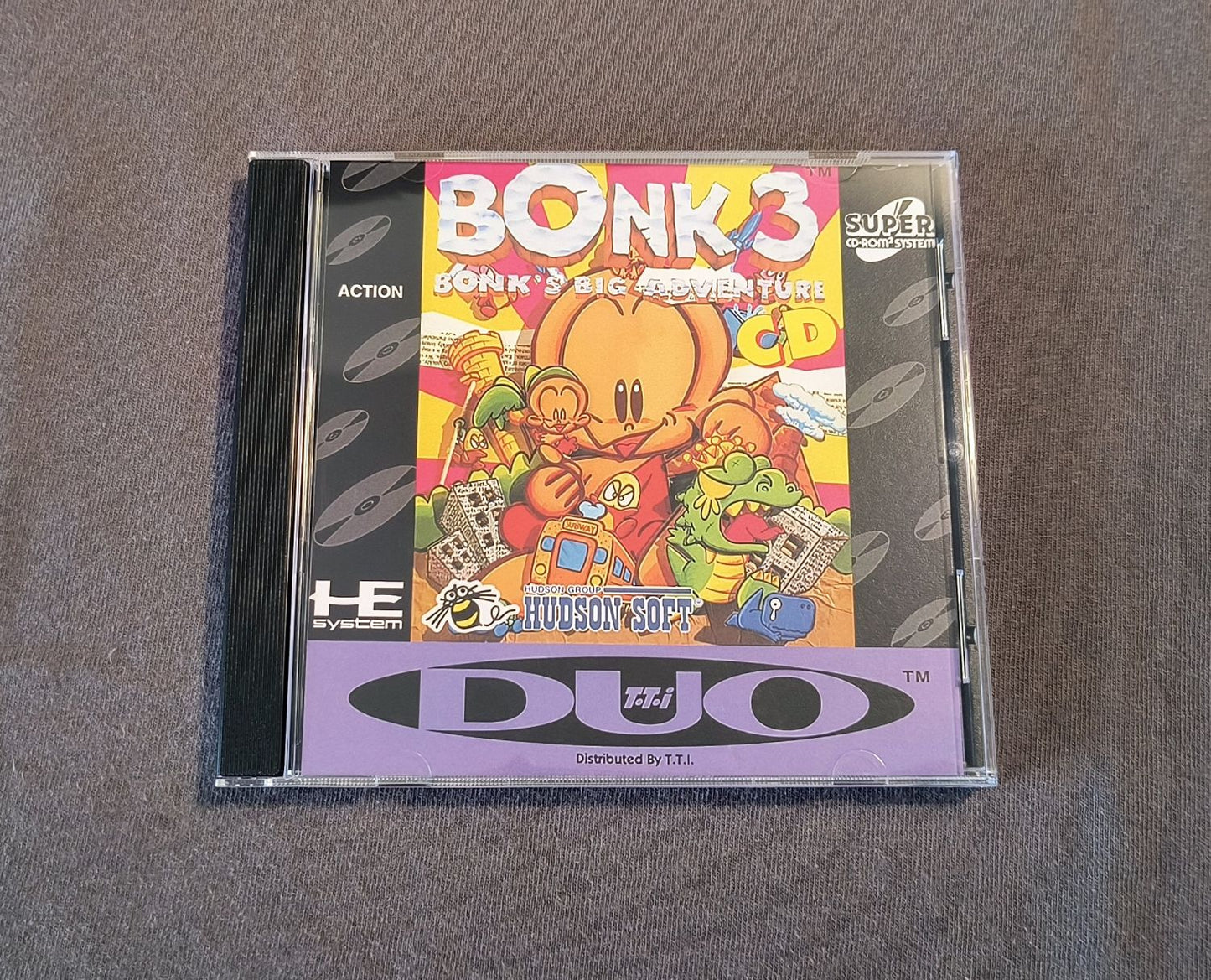 Bonk 3 CD TurboGrafx-CD Reproduction