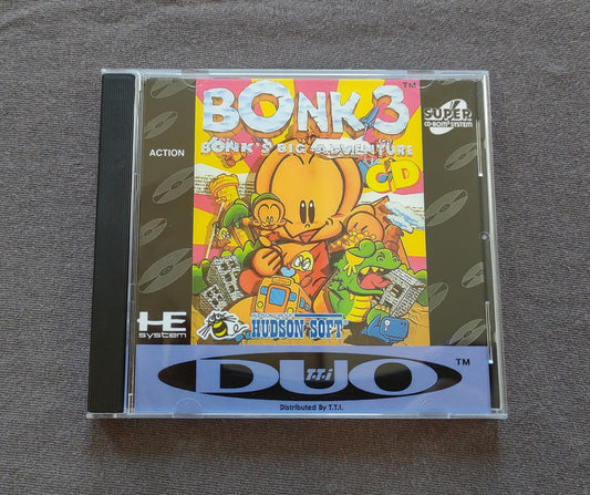 Bonk 3 CD TurboGrafx-CD Reproduction