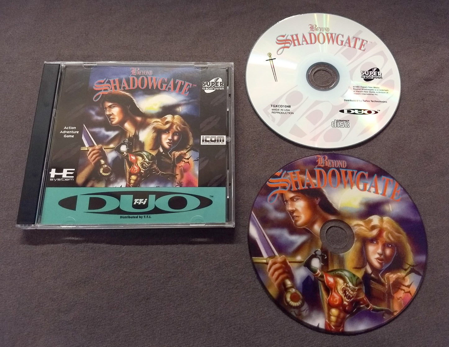 Beyond Shadowgate TurboGrafx-CD Reproduction