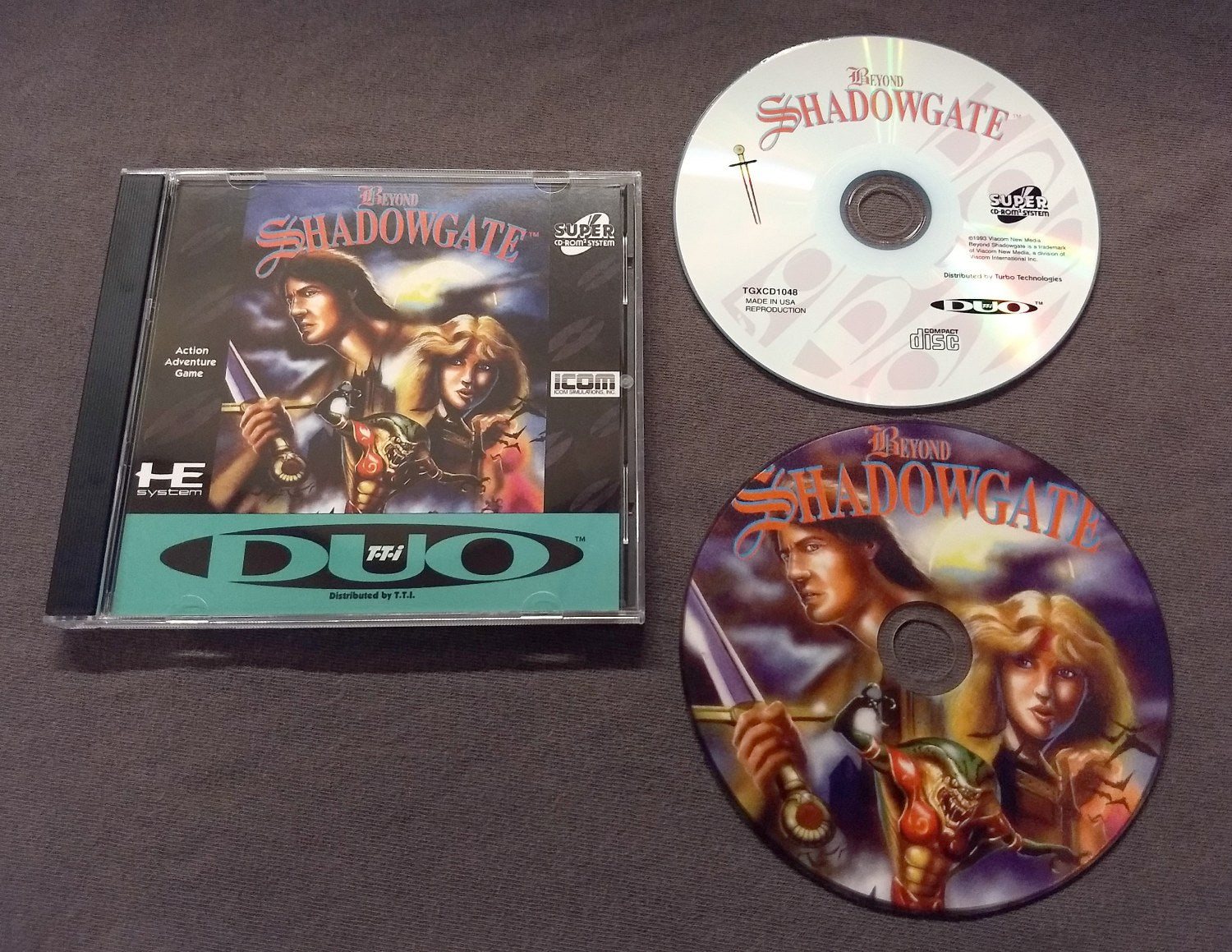 Beyond Shadowgate TurboGrafx-CD Reproduction