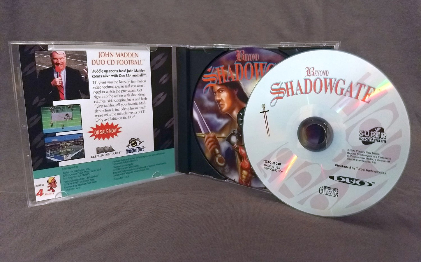 Beyond Shadowgate TurboGrafx-CD Reproduction