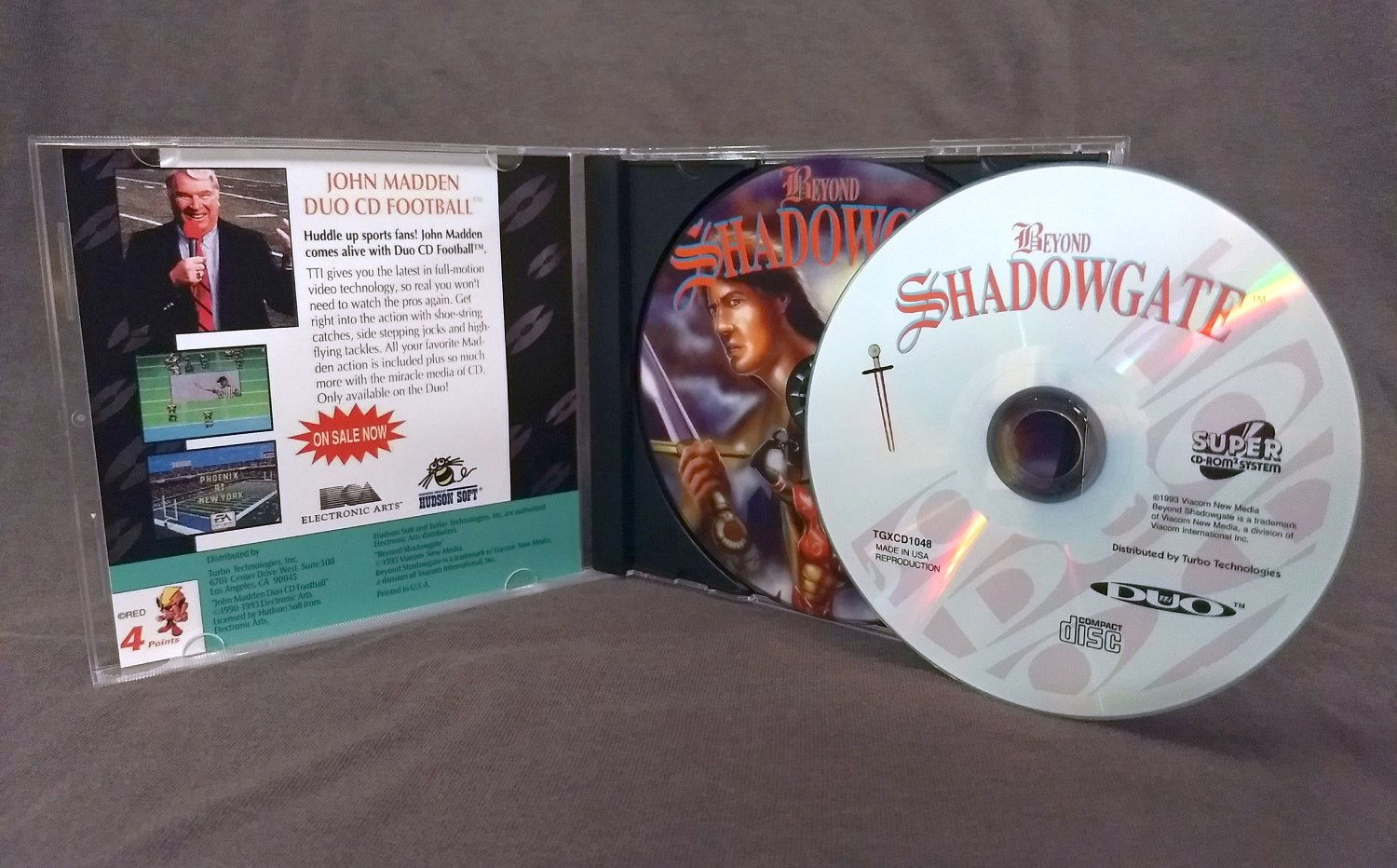 Beyond Shadowgate TurboGrafx-CD Reproduction