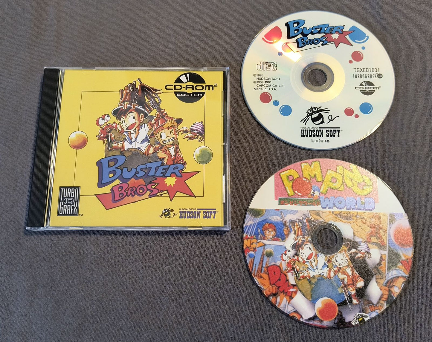 Buster Bros. TurboGrafx-CD Reproduction