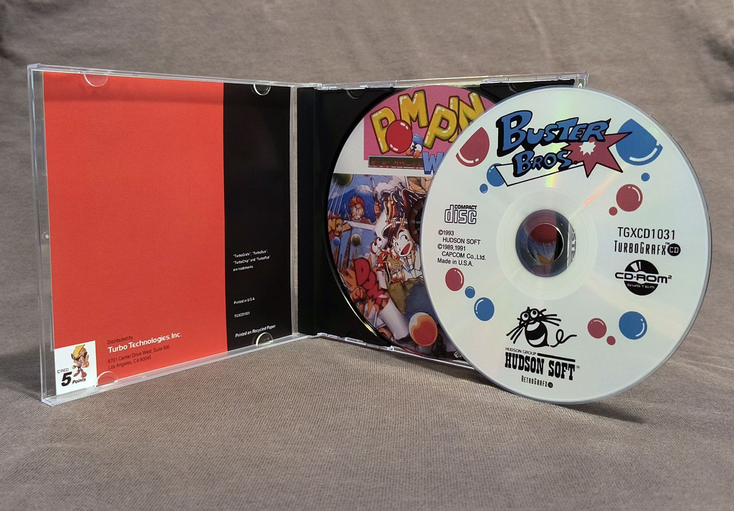 Buster Bros. TurboGrafx-CD Reproduction