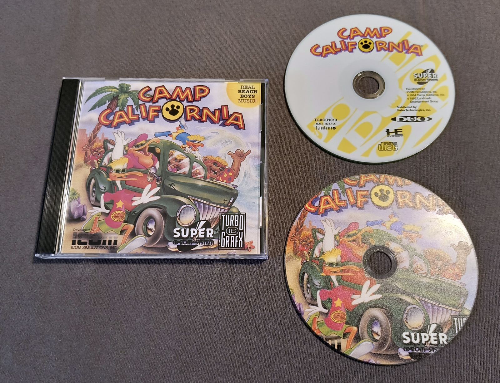 Camp California TurboGrafx-CD Reproduction