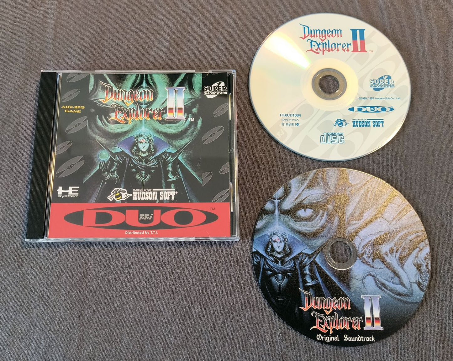 Dungeon Explorer II TurboGrafx-CD Reproduction