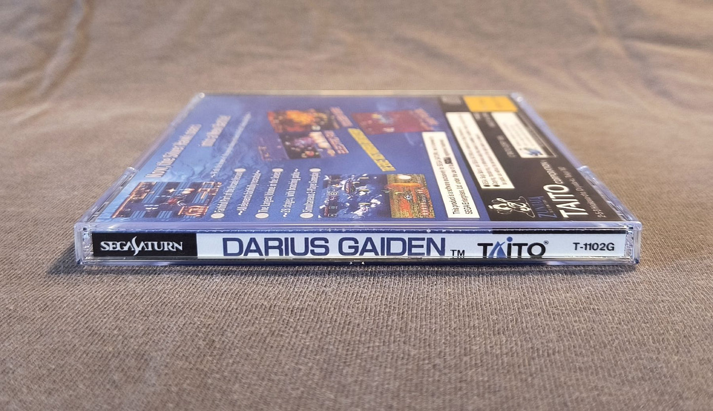 Darius Gaiden Sega Saturn Reproduction (US game, JP style art)