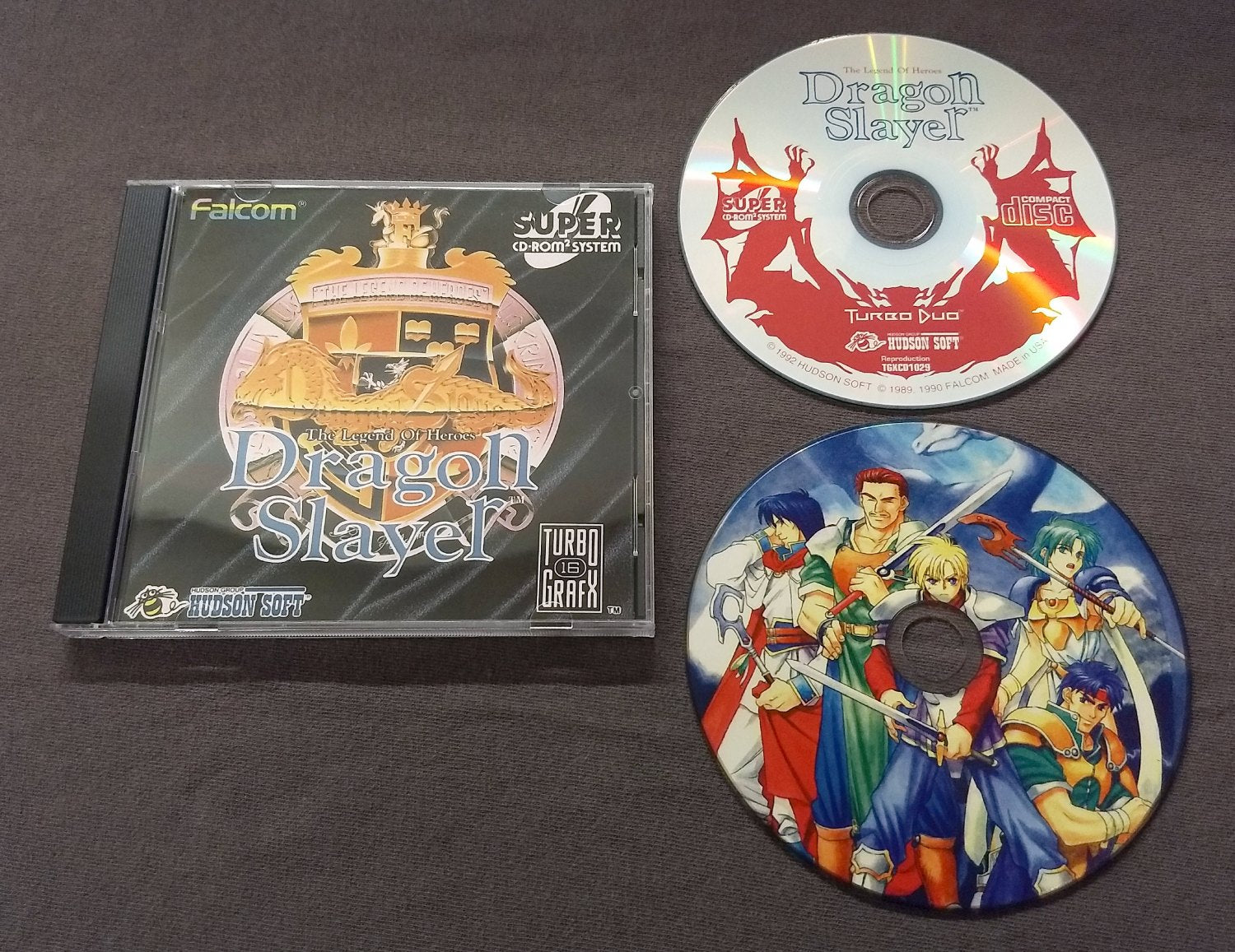 Dragon Slayer: The Legend of Heroes TurboGrafx-CD Reproduction