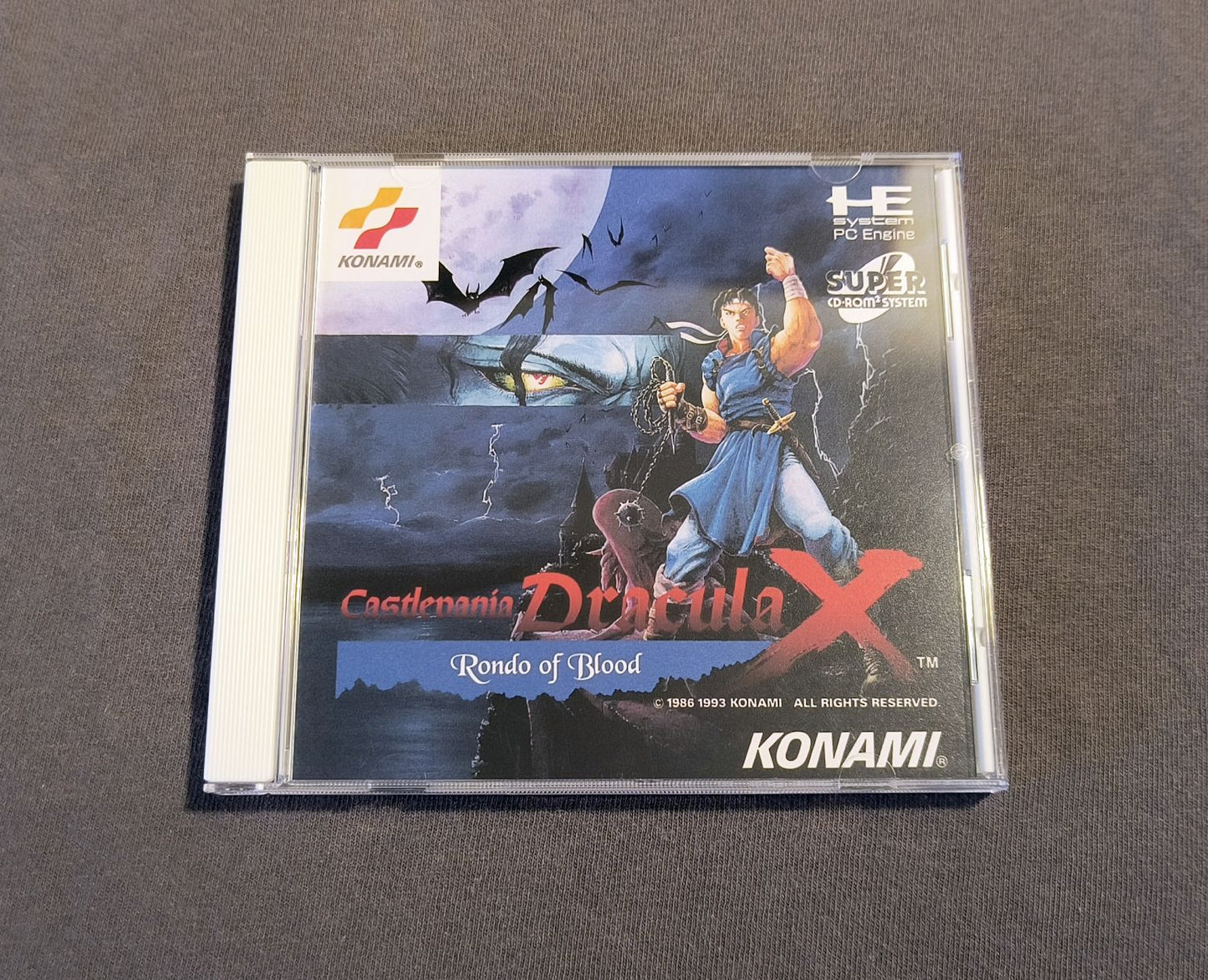 Akumajo Dracula X: Chi no Rondo (Castlevania: Dracula X Rondo of Blood) PC Engine CD Reproduction (English)