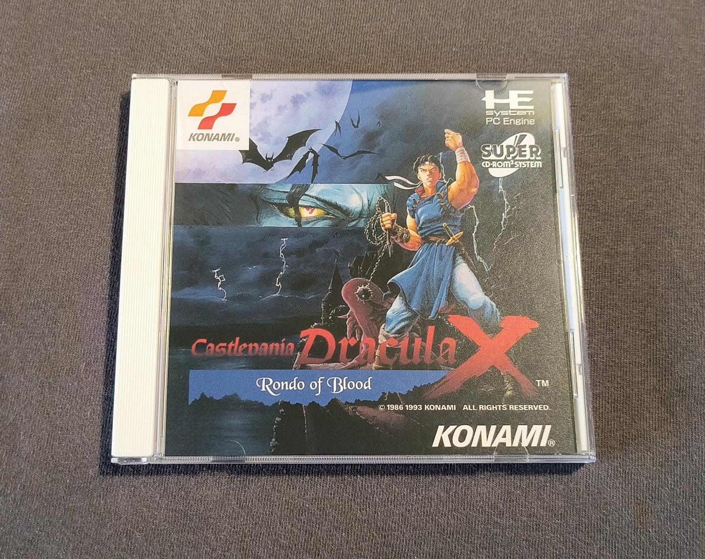 Castlevania: Dracula X Rondo of Blood PC Engine CD Reproduction (English)