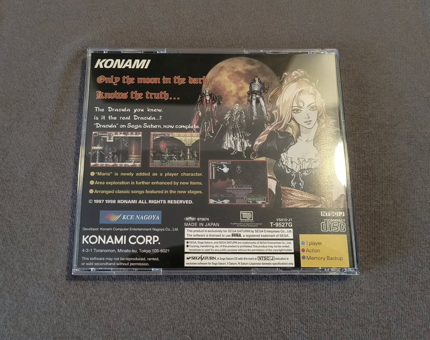 Castlevania Dracula X: Nocturne in the Moonlight [Symphony of the Night] Ultimate (English) Sega Saturn Reproduction