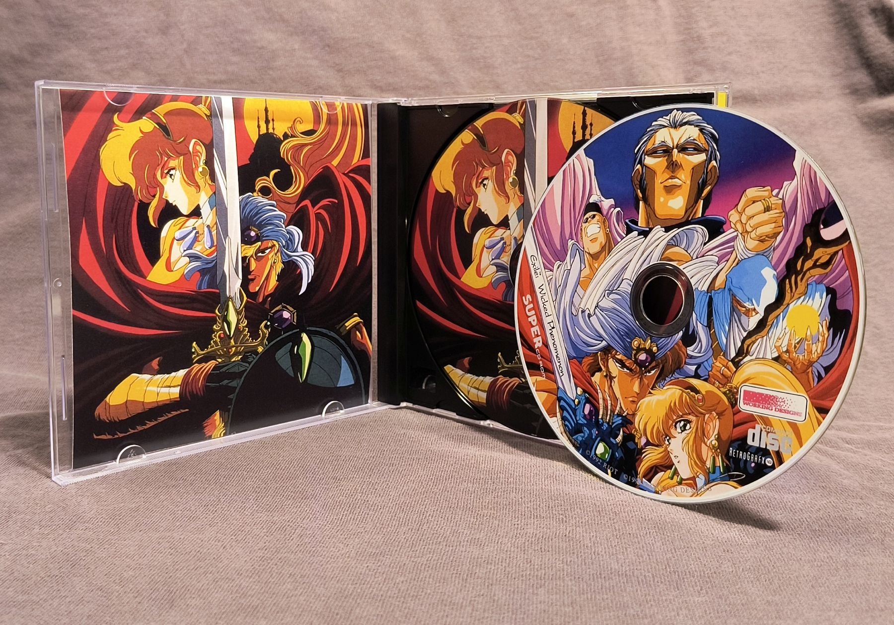 Exile: Wicked Phenomenon (Un-Worked Designs) TurboGrafx-CD Reproduction