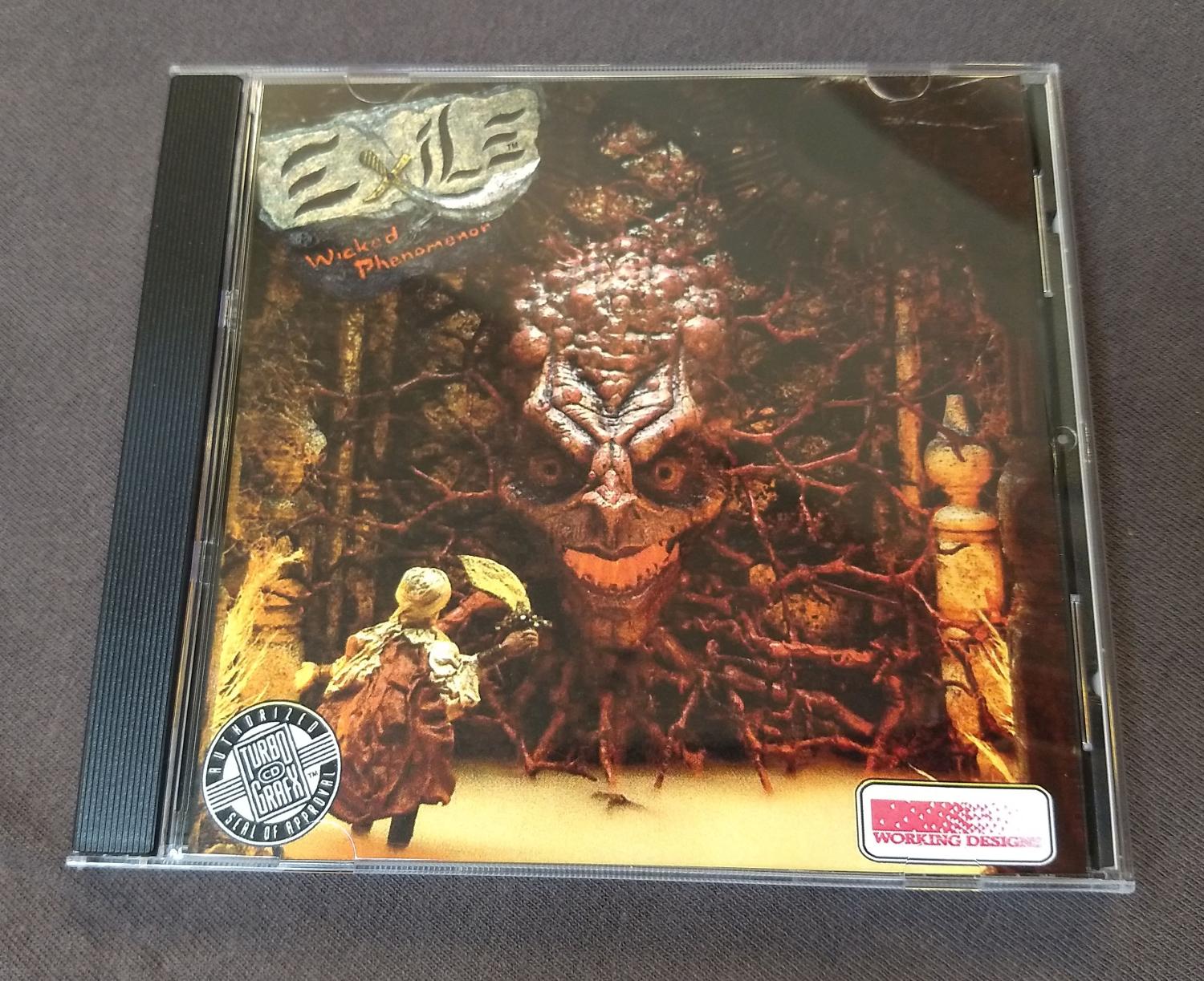 Exile: Wicked Phenomenon (Un-Worked Designs) TurboGrafx-CD Reproduction