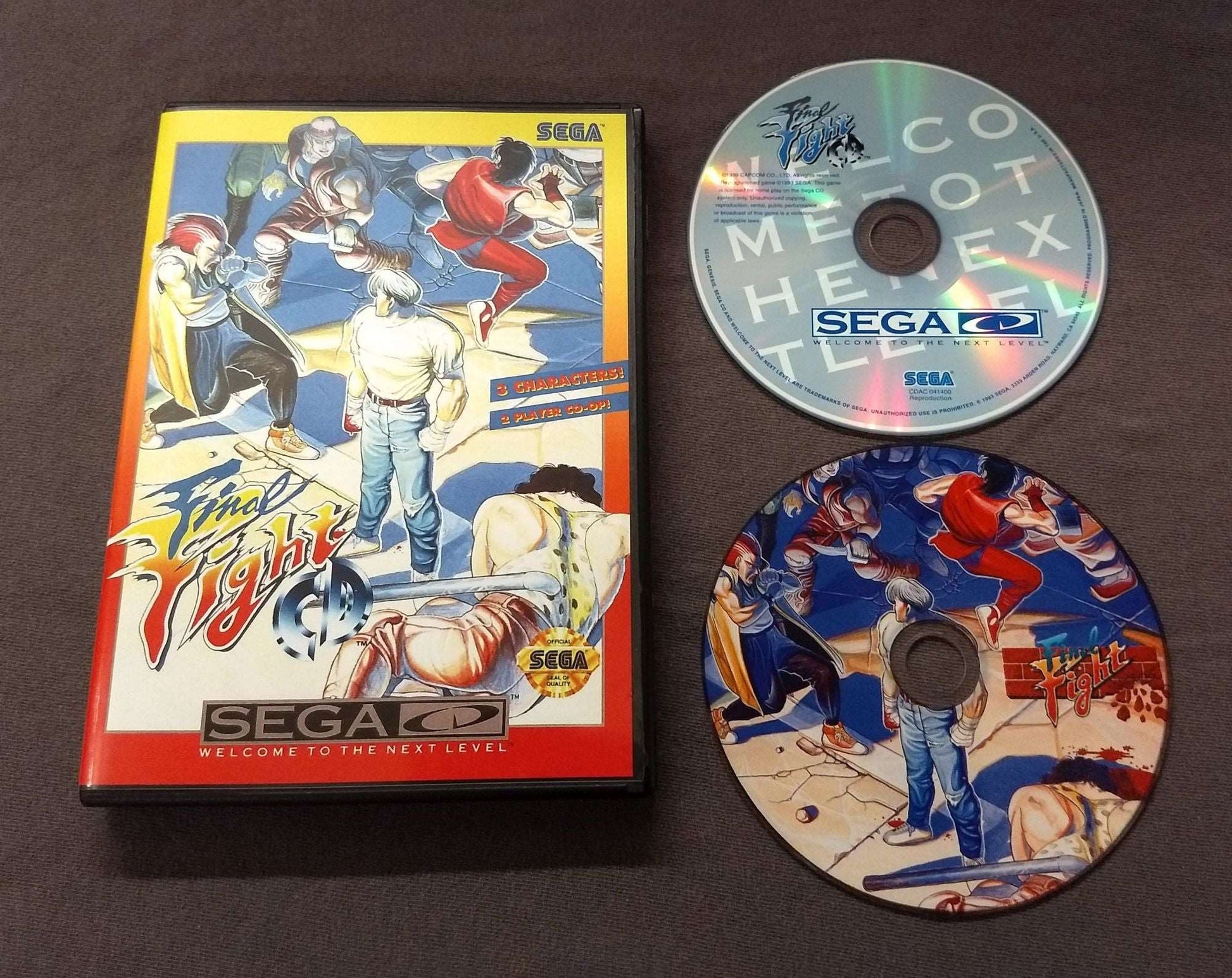 Final Fight CD Sega CD Reproduction
