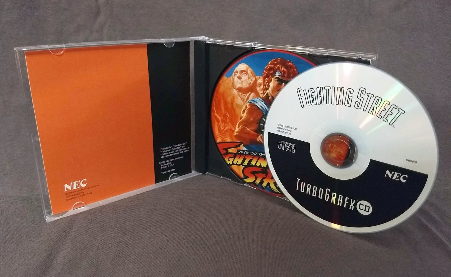 Fighting Street (Street Fighter) TurboGrafx-CD Reproduction