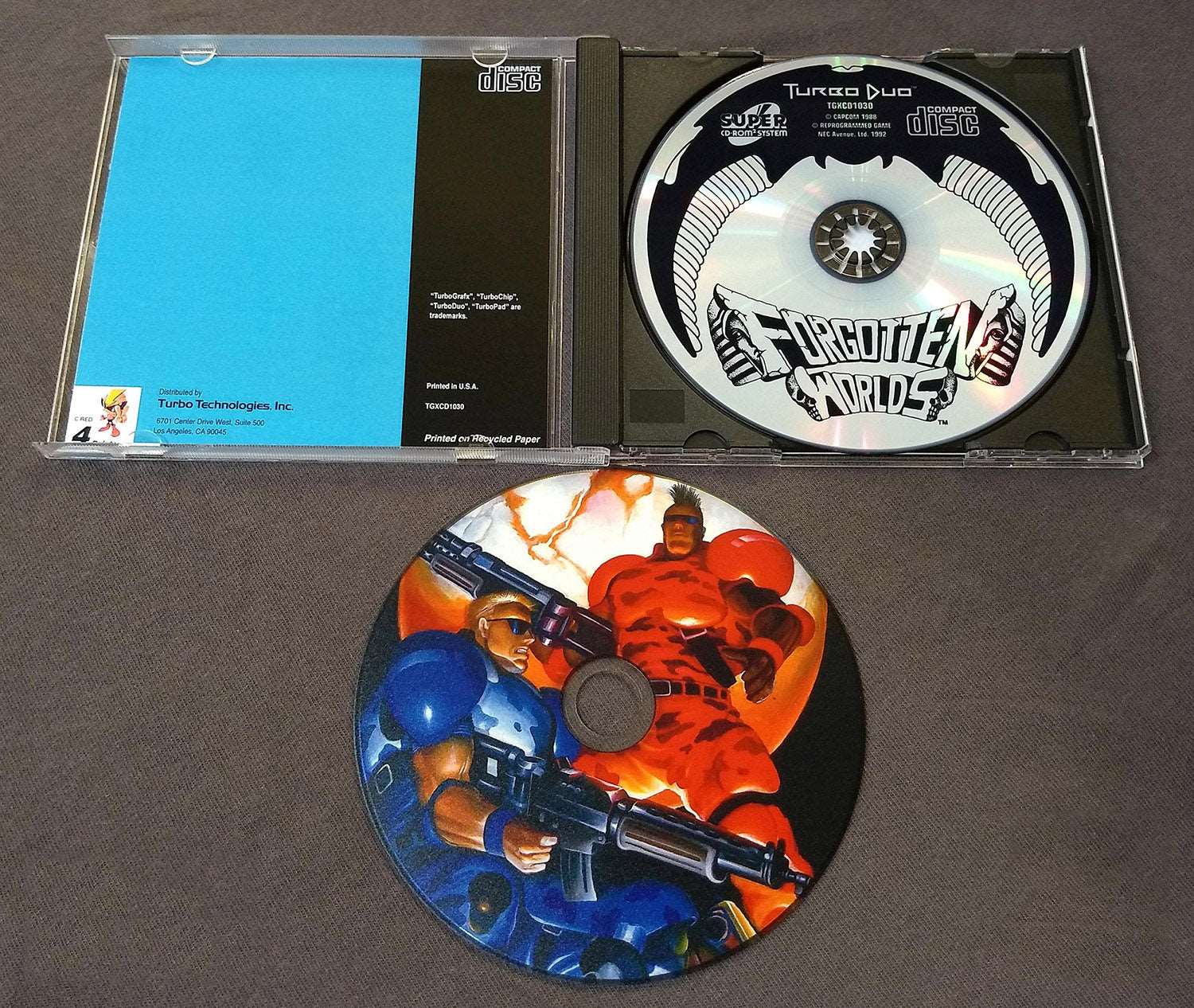 Forgotten Worlds TurboGrafx-CD Reproduction