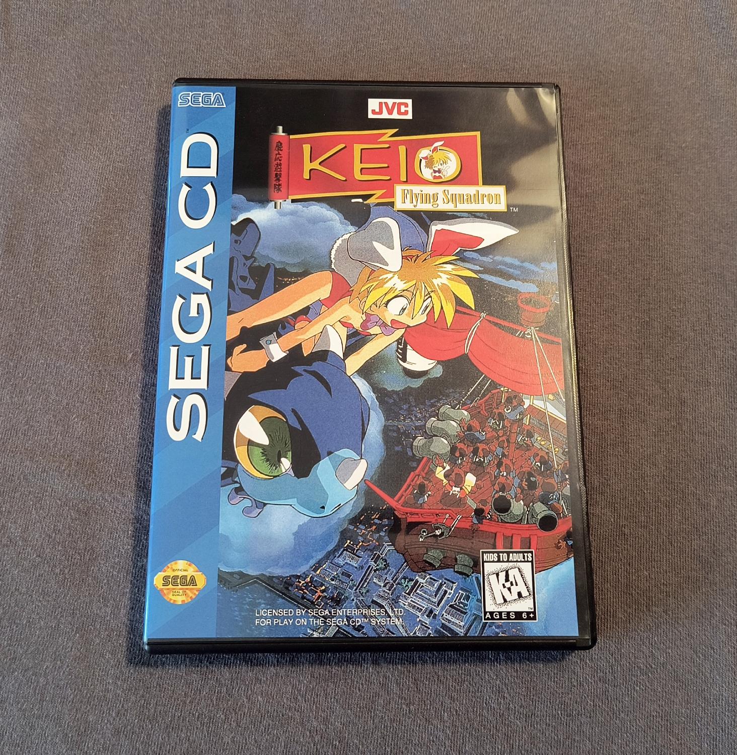 Keio Flying Squadron Sega CD Reproduction