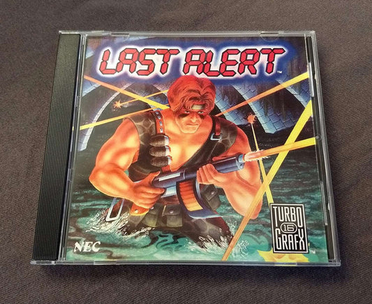 Last Alert TurboGrafx-CD Reproduction