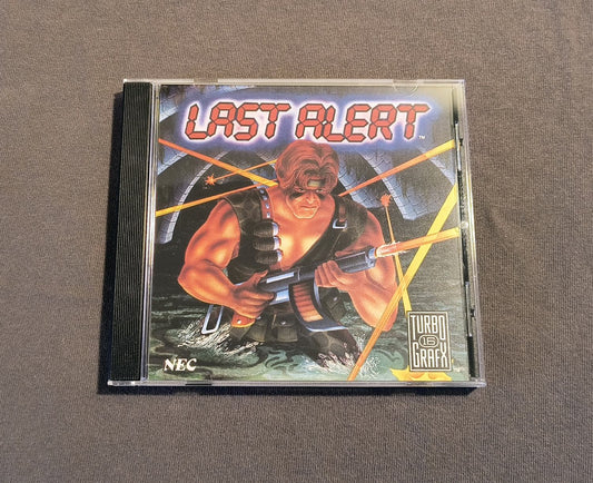 Last Alert TurboGrafx-CD Reproduction