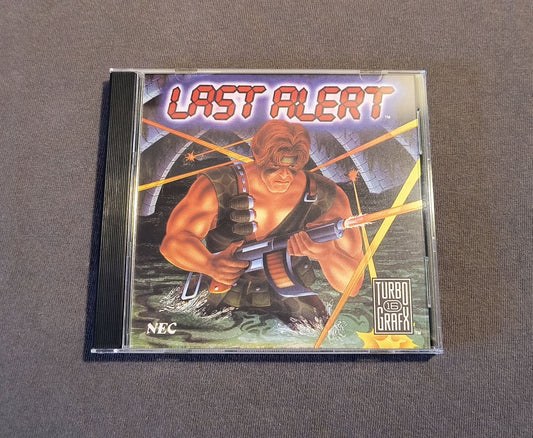 Last Alert TurboGrafx-CD Reproduction
