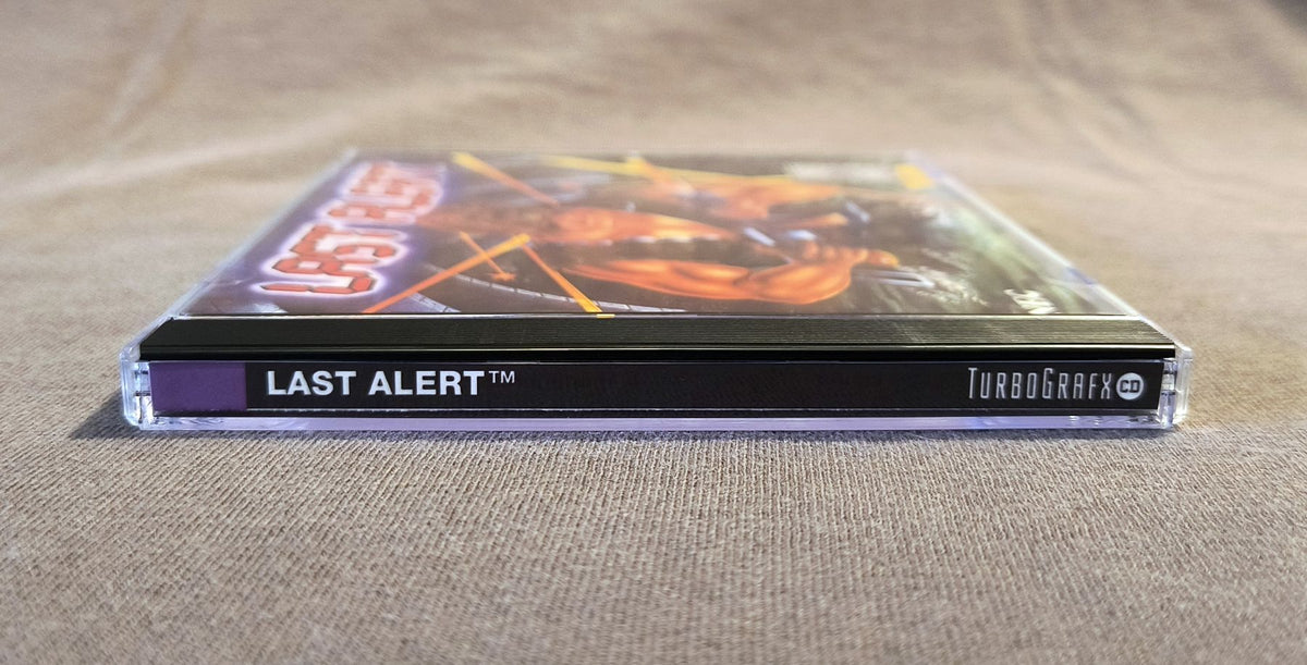 Last Alert TurboGrafx-CD Reproduction
