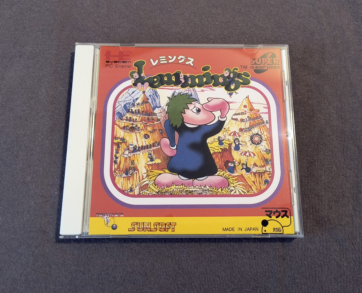 Lemmings PC Engine CD Reproduction