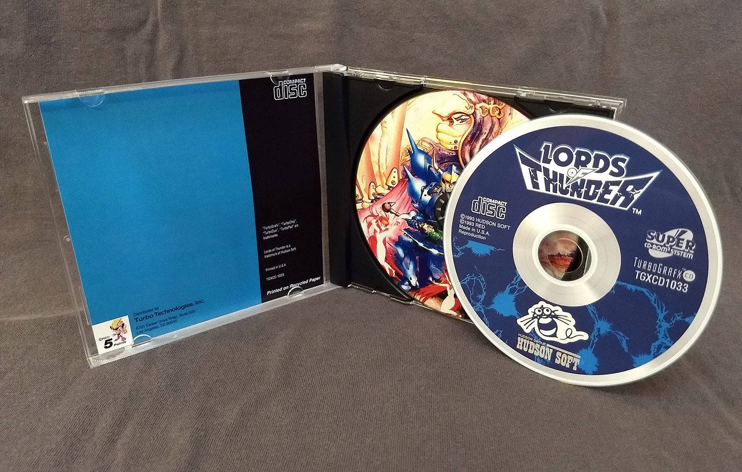 Lords of Thunder TurboGrafx-CD Reproduction (US)