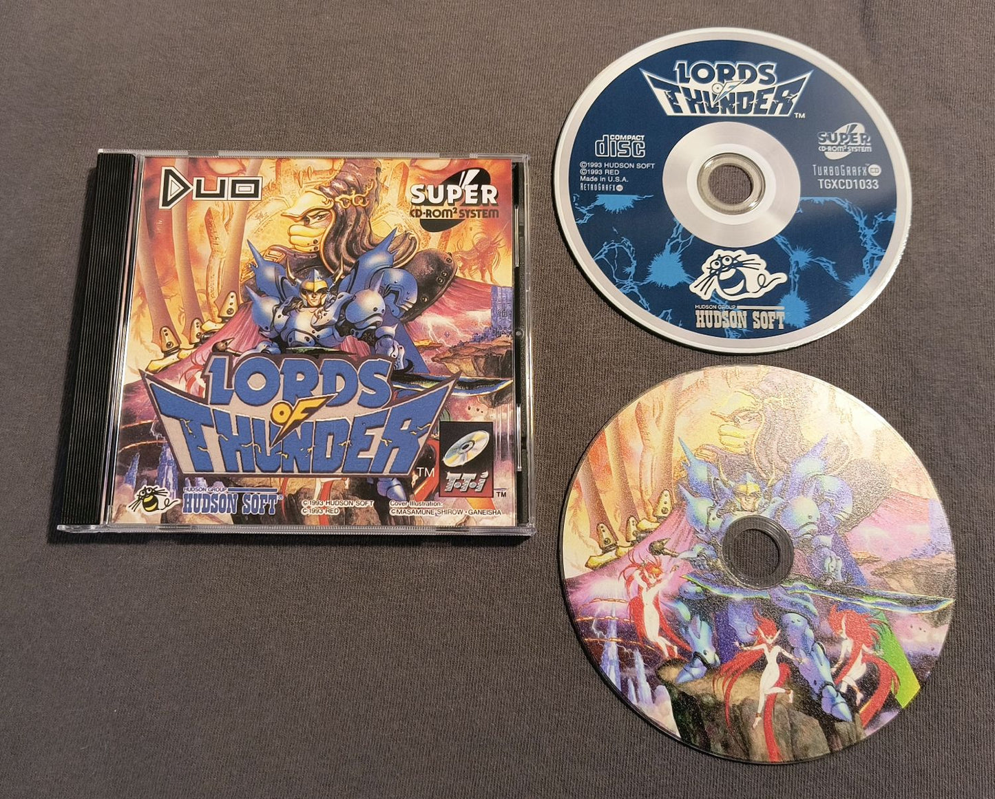 Lords of Thunder TurboGrafx-CD Reproduction (US)