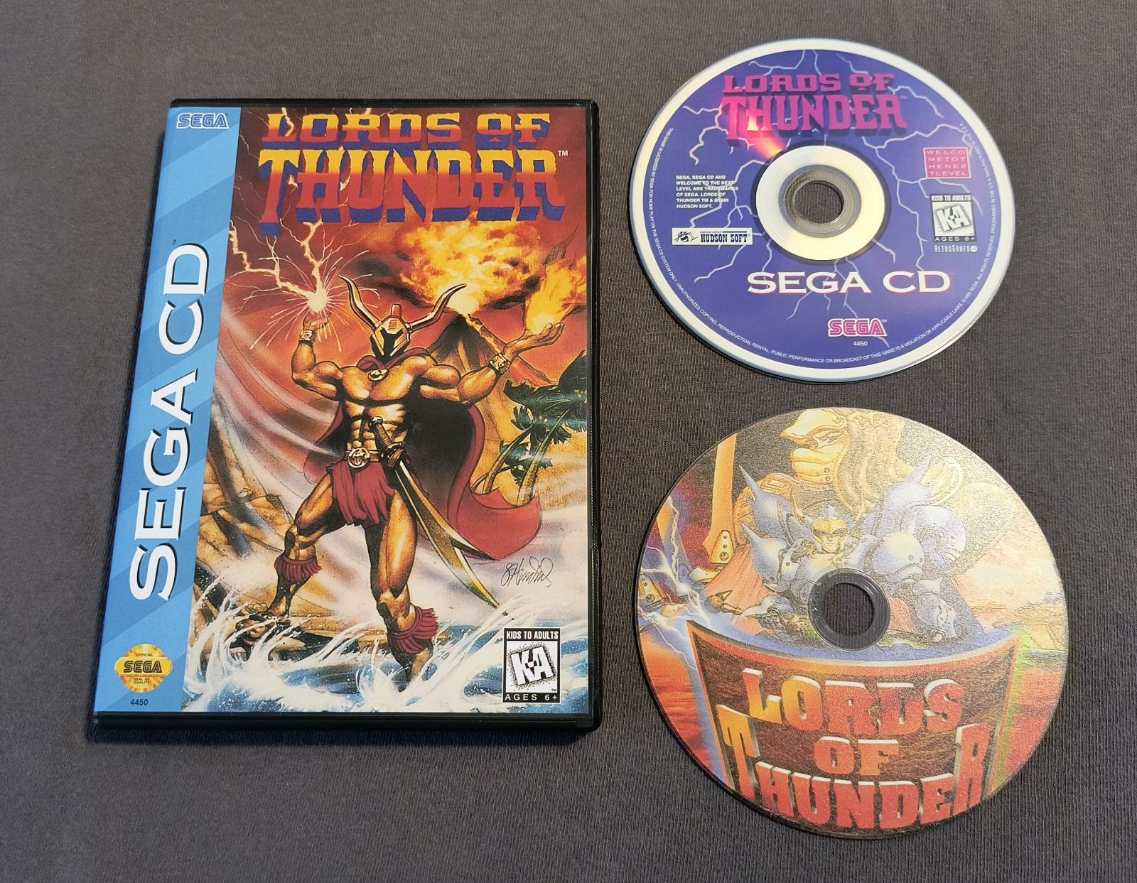 Lords of Thunder Sega CD Reproduction