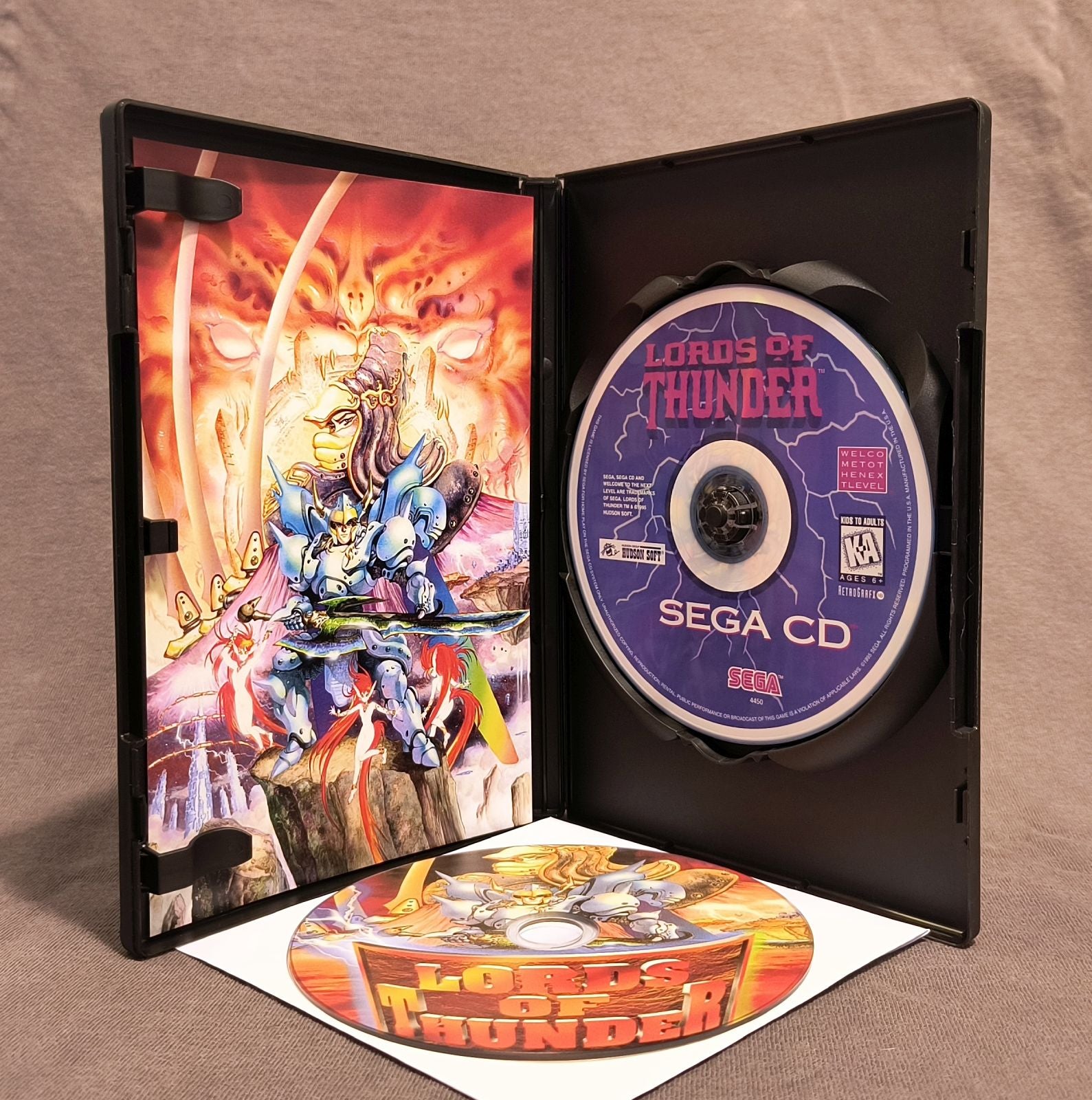 Lords of Thunder Sega CD Reproduction