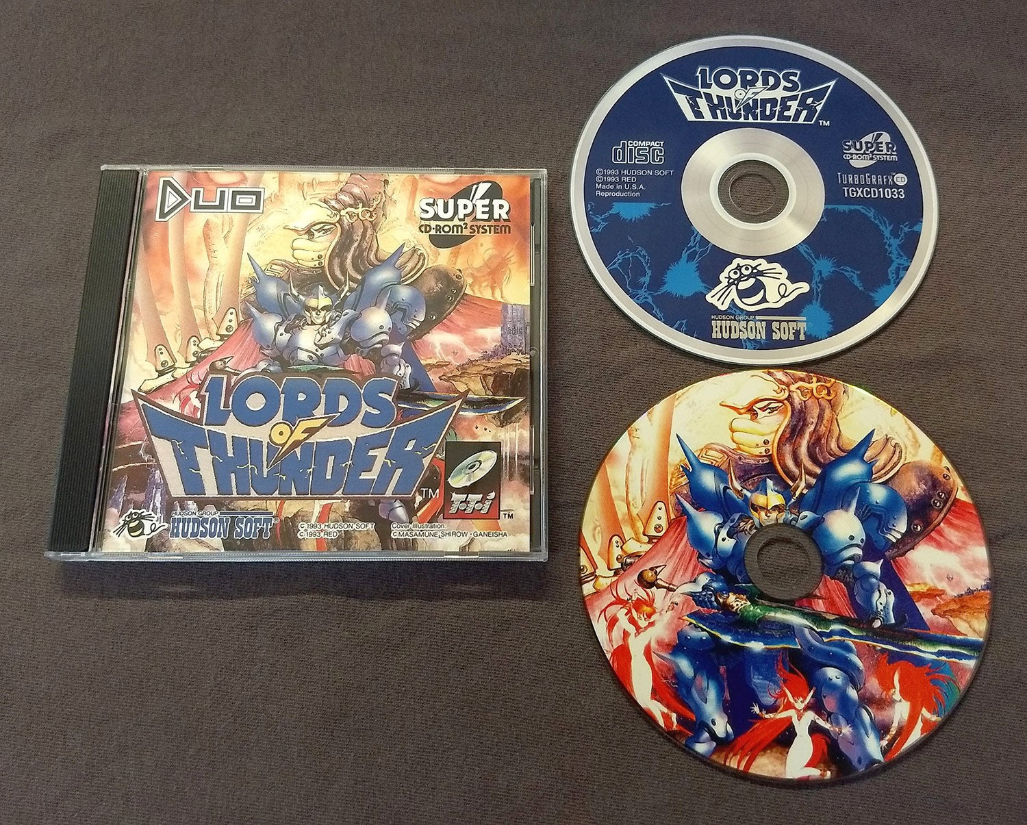 Lords of Thunder TurboGrafx-CD Reproduction