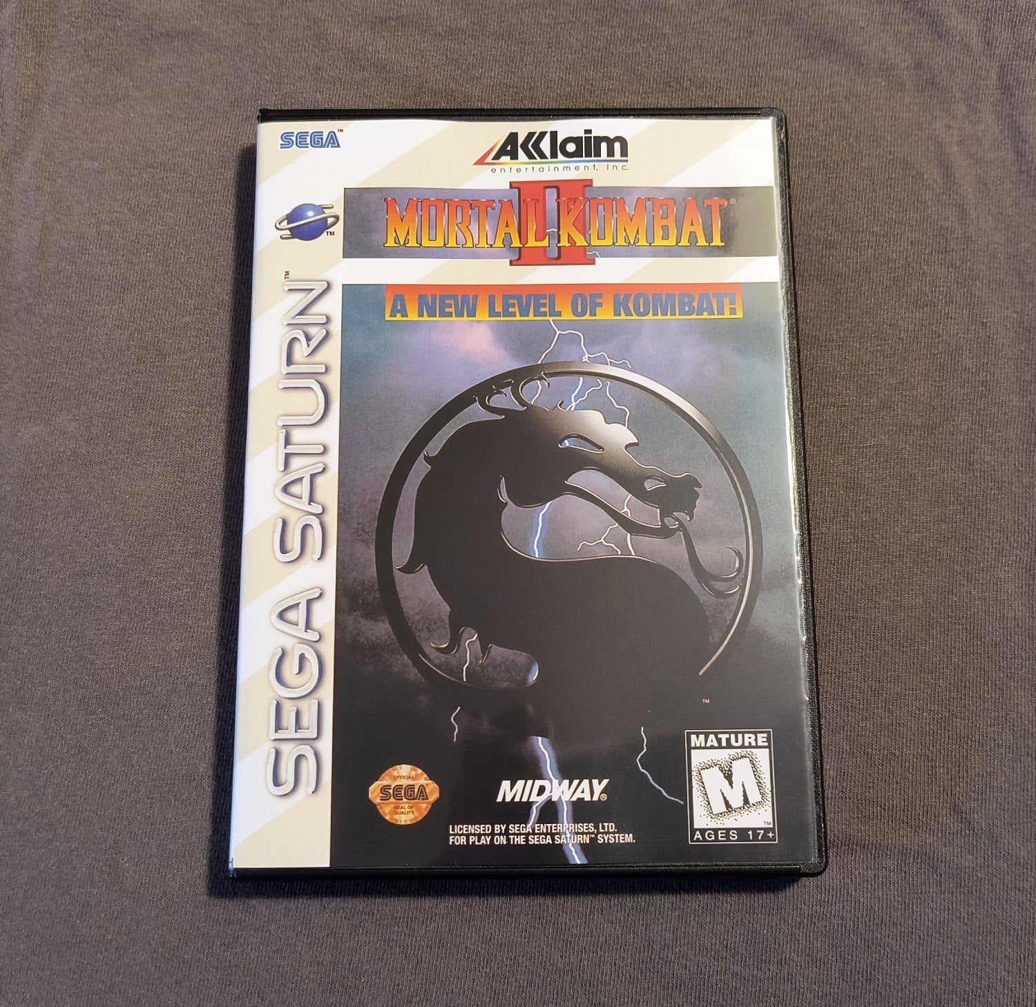 Mortal Kombat II Sega Saturn Reproduction (patched)