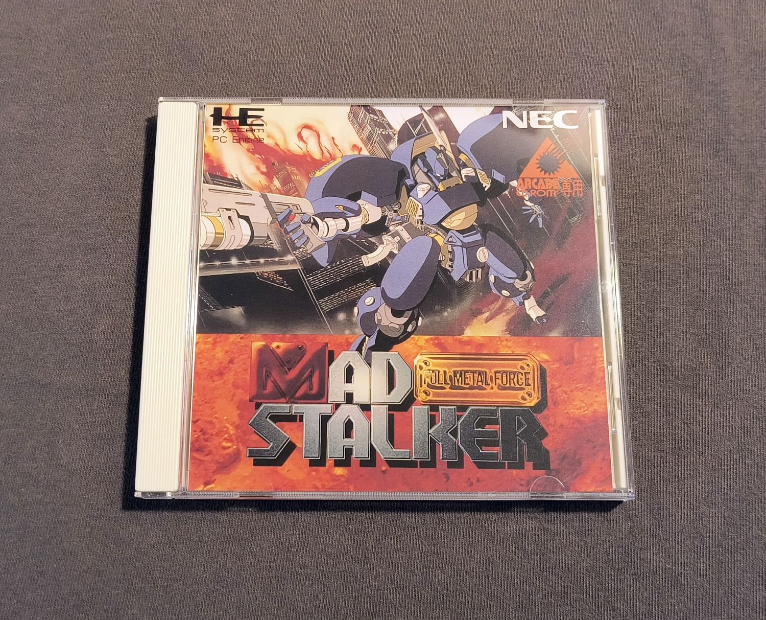 Mad Stalker: Full Metal Force PC Engine CD Reproduction