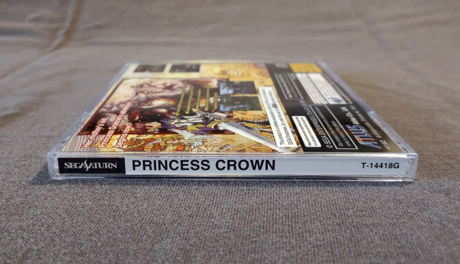 Princess Crown Sega Saturn Reproduction (English)