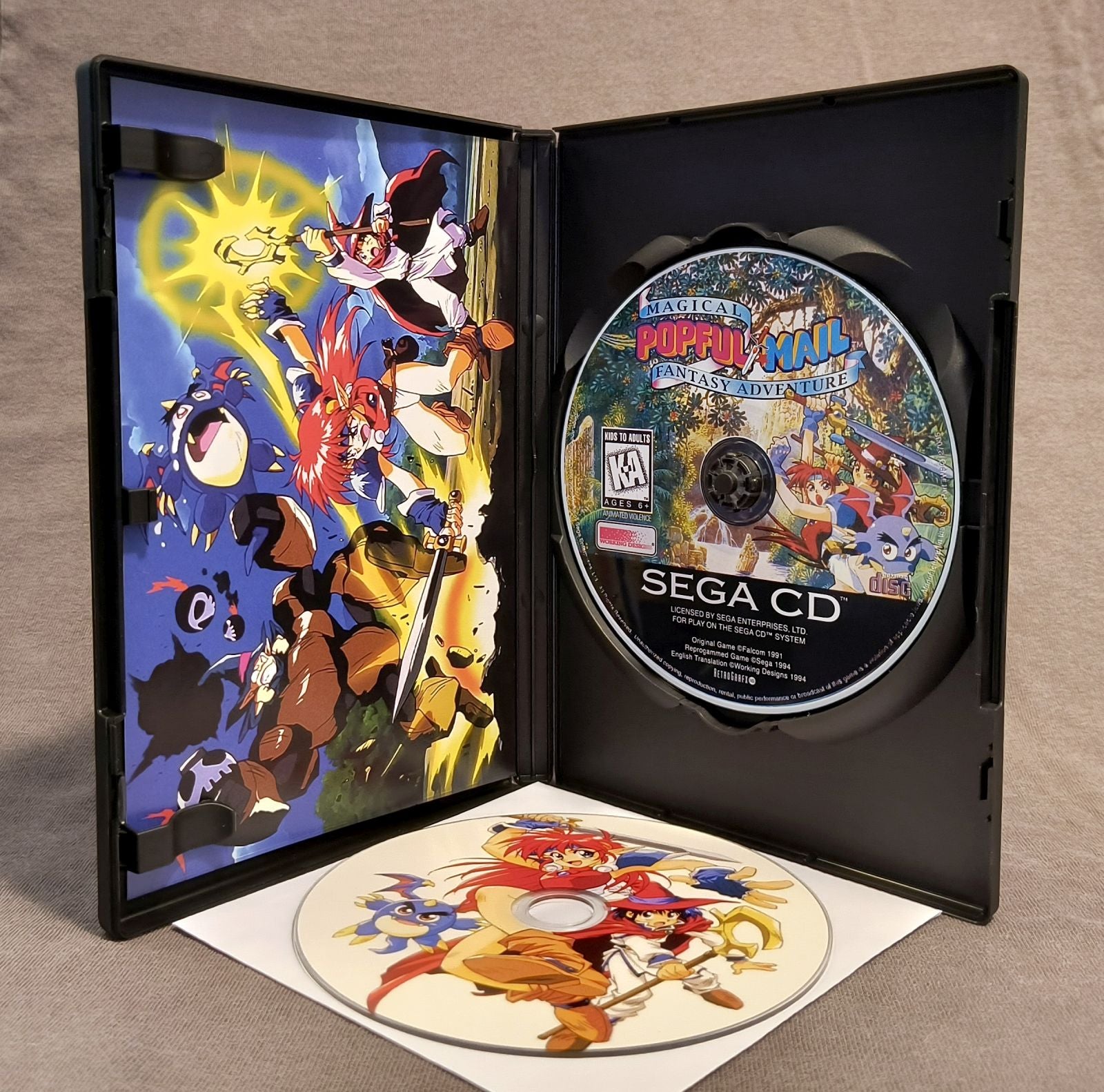 Popful Mail Sega CD Reproduction