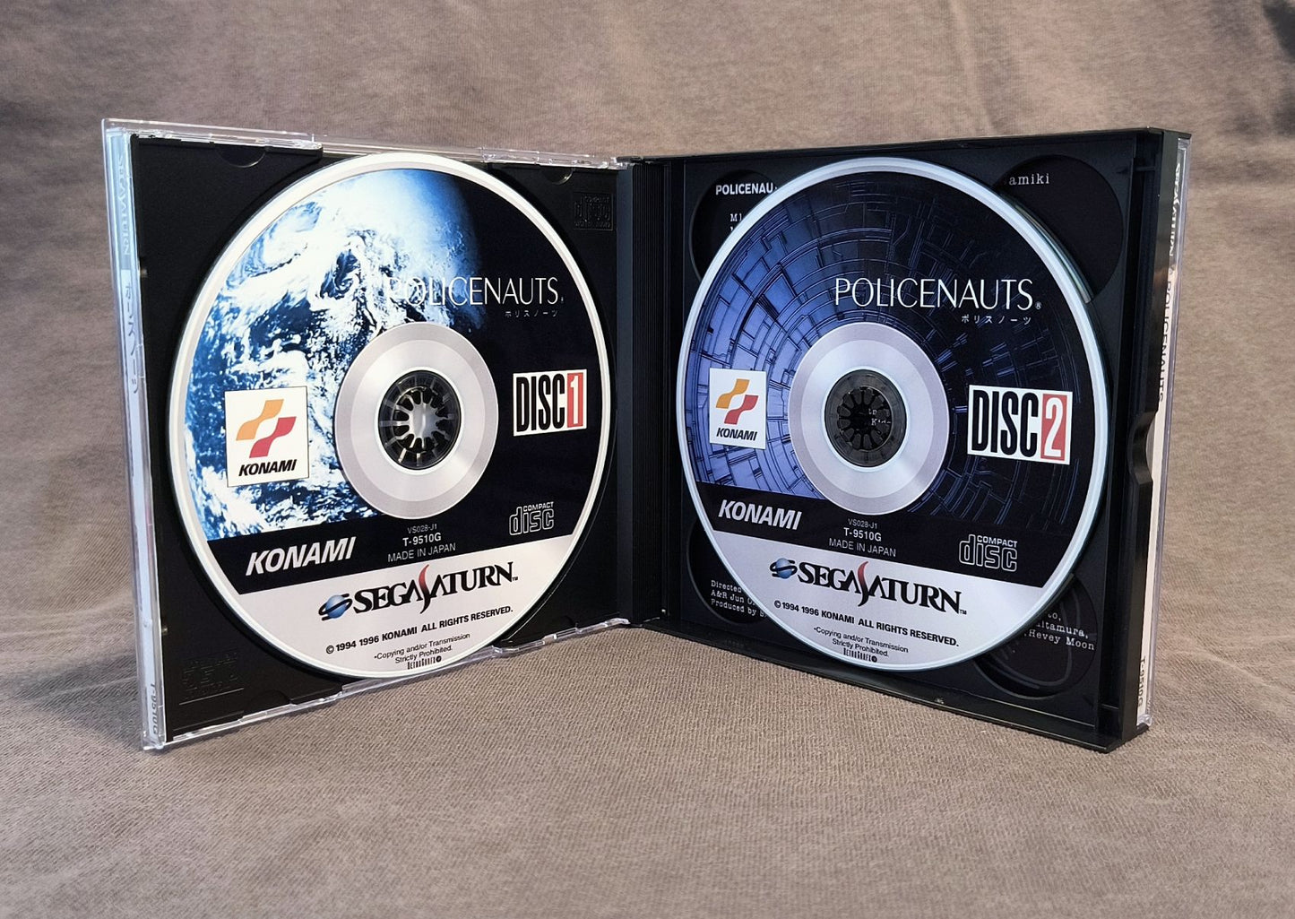 Policenauts Sega Saturn Reproduction (English)